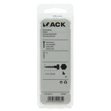Mack 1020007 - houtdraadbout roestvrijstaal 18 st 6 x 30 mm | 5 stuks