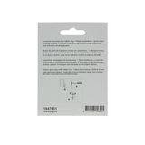 Mack 1047631 - deurstop cilindermodel inox look ø 20h30 mm 1 st pc | 6 stuks