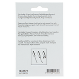 Mack 1048779 - versterkte vilt + schroef bruin ø 40 mm 4 st pcs | 6 stuks