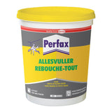 Perfax allesvuller 1 kg bucket | muurvuller flexibel toepasbaar | muurvuller voor eenvoudige renovatie klussen | muurvul renovatiemiddel.