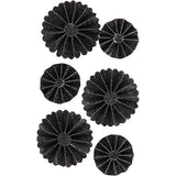 Http: www.cchobby.nl rosettes-d-35-50-mm-zwart-glitter-6-stuk-1-doos
