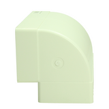 Renson 1069271 - pvc hoekverbinding vert. 90° 7015 (220x90) (wit) | 3 stuks
