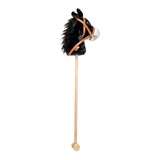 Playwood wooden hobby horse with sound black