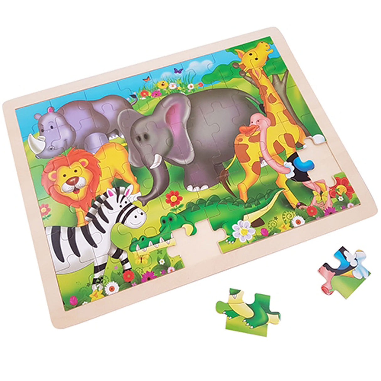 Playwood Wood Jigsaw Puzzle Wild Animals