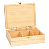 Decora il tuo teaista in legno 6-compartment