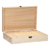 Playwood wooden box with 24 compartments