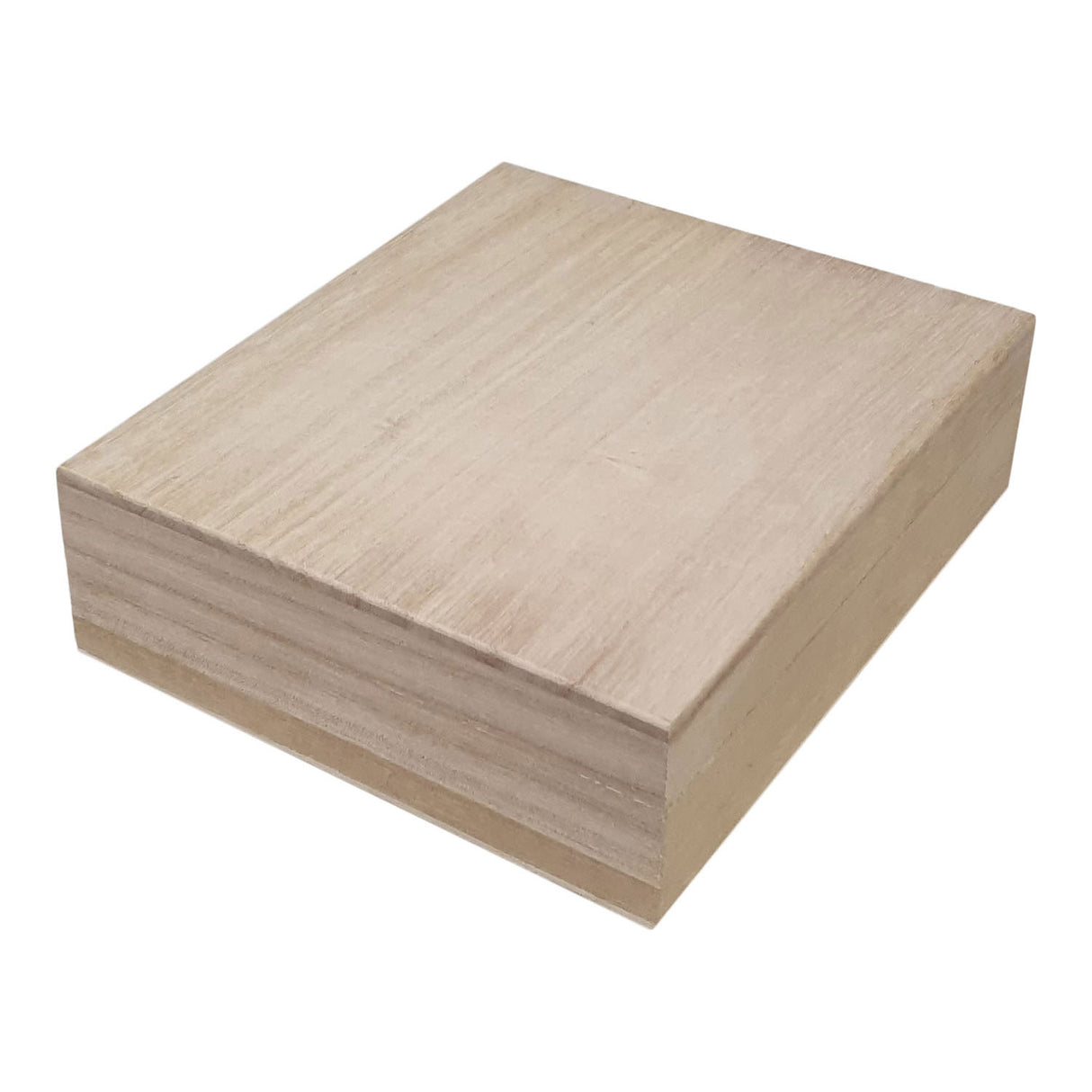 Prsni kvadrat z ohlapnim pokrovom Paulownia Wood