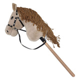 Playwood stokpaard met halster voor hobby horsing