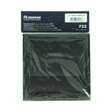 Renson 1069265 - opbouw dampkaprooster pvc 733 (154x154) str 9005 (zwart) | 2 stuks