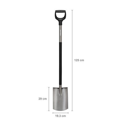 Fiskars 1066710 spade werkbreedte 193 mm d-greep