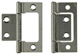 Mack 1013560 - 2 scharnieren voor vouwdeur vernikkeld h 50 x b 40 mm | 5 stuks