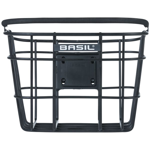 Basil Bremen Alu KF - fietsmand - voorop - zwart