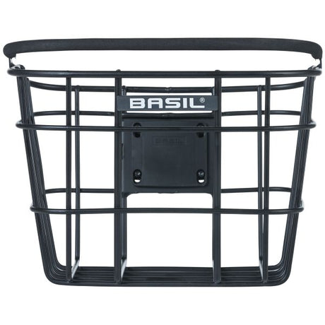 Basil Bremen Alu KF - fietsmand - voorop - zwart