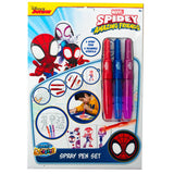 Canenco spidey spray pen set in a4 enveloppe | 12 stuks