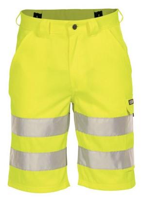 Dassy hoge zichtbaarheidsshort idaho p k fluogeel 60