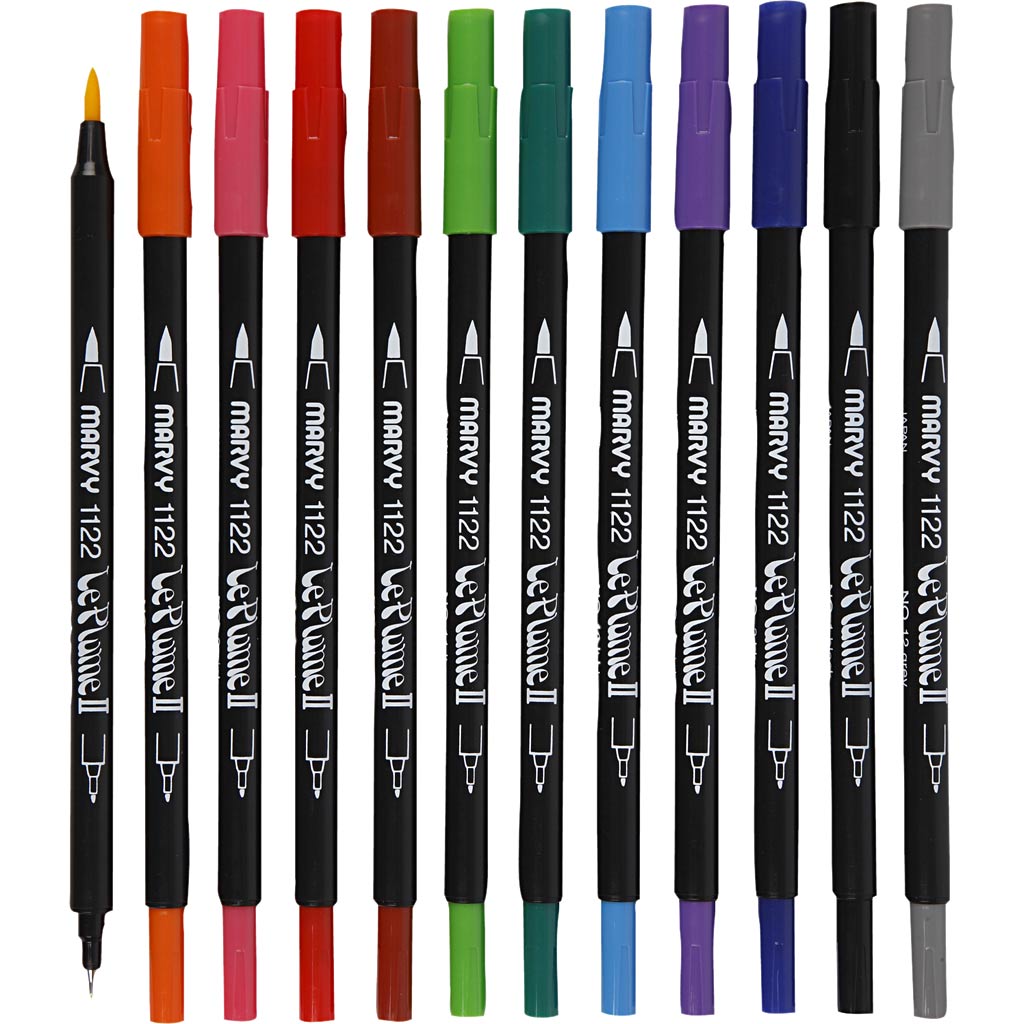 Http: www.cchobby.nl le-plume-ii-markers-sterke-kleuren-12-stuk-1-doos