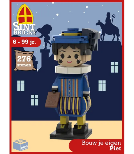 Sintbricks bouw je eigen hulp piet 288 stenen