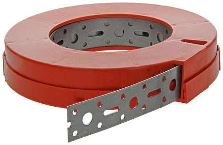 1014768 - geperforeerd bandijzer, inox 25mmx1mmx10m | 2 stuks