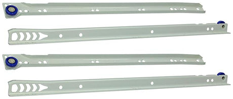 1013689 - paar rolladegeleiders wit 25kg 40cm | 5 stuks