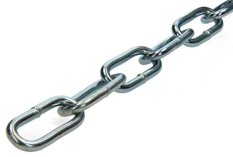 1015131 - ketting schakel lang din5685-1ø 6mm l 42mm 25m wwl 160 kg | 25 stuks