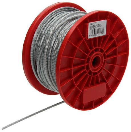1015570 - staalkabel pvc mantel 6x7 100m3-4mm wll 100kg din en12385-4 | 100 stuks