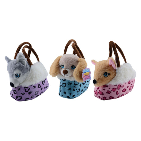 Johntoy schattige hond in handtas