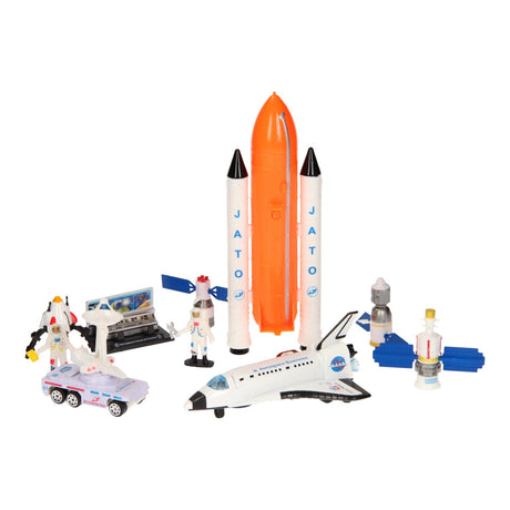 Johntoy space shuttle speelset groot met licht en geluid