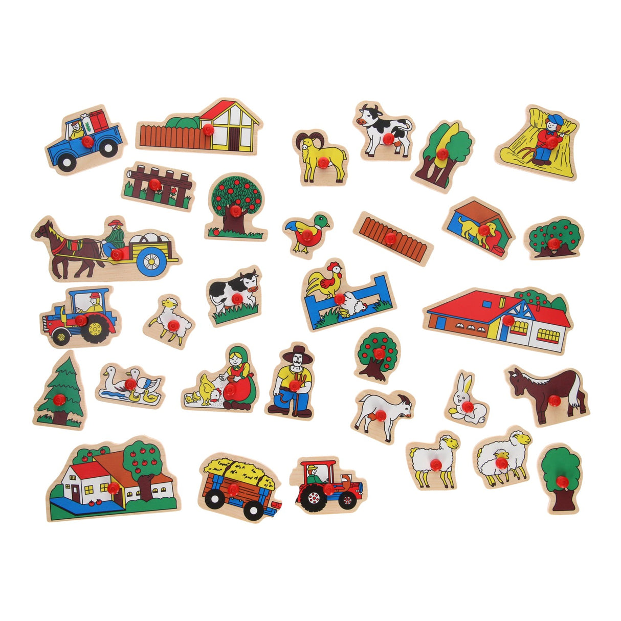 Stalloni di legno Puzzle XL Farm