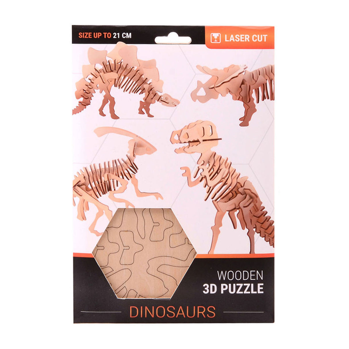 Träbyggnadssats dinosaurus 3D