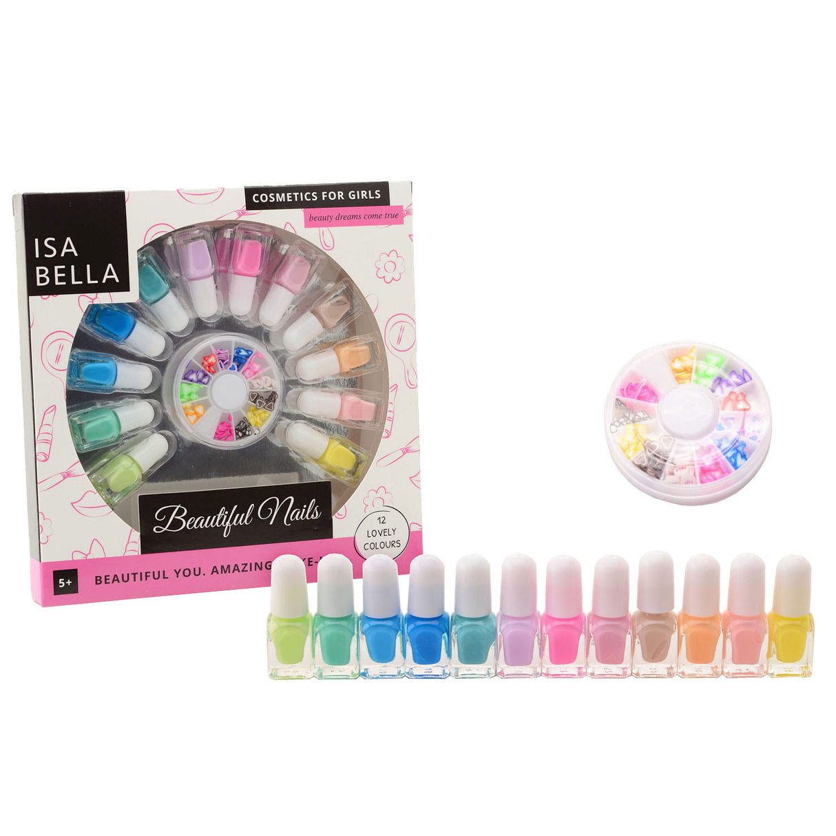 Johntoy Isabella nail polish set, 12st.