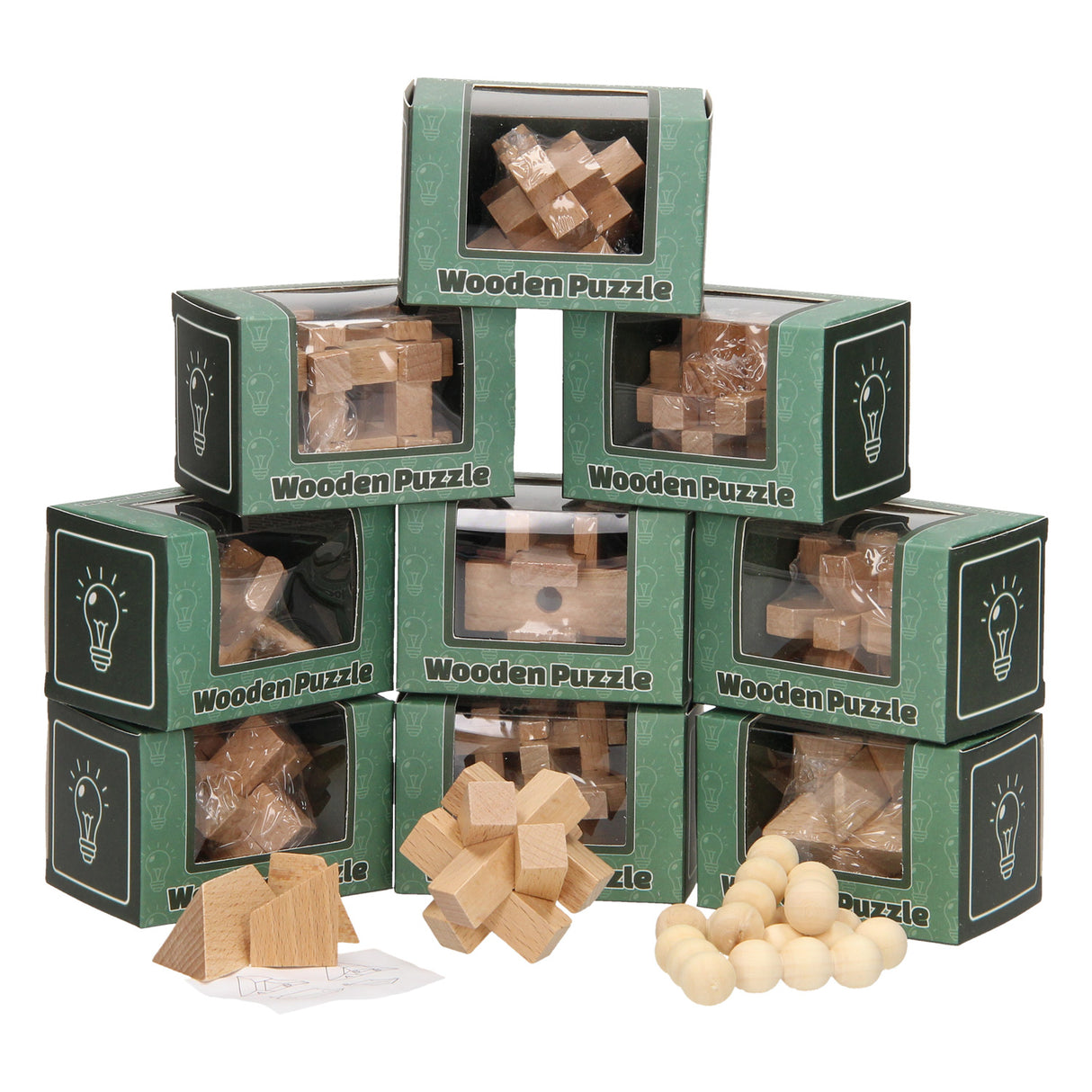 Johntoy Wooden Brain Cracker