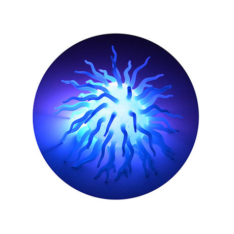Johntoy spike fluffy bal 12cm met licht 6 assorti