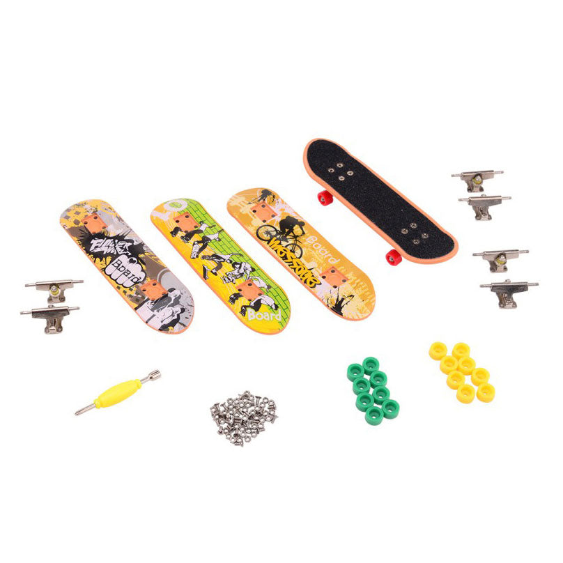 Johntoy fingerskateboard set, 4dlg.