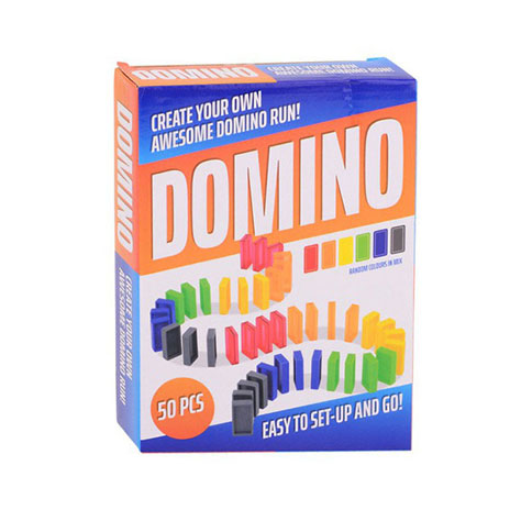 Johntoy colored dominoes, 50dlg.