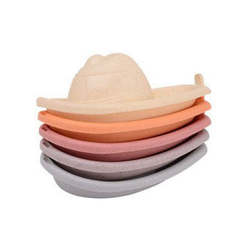 Johntoy happy world bio plastic bad bootjes in doos, 5 stuks