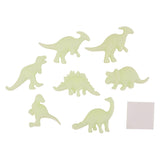 Johntoy glow in the dark 3d muur dino's, 7dlg.