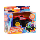 Johntoy kleur veranderende monster truck in doos - 4 assorti