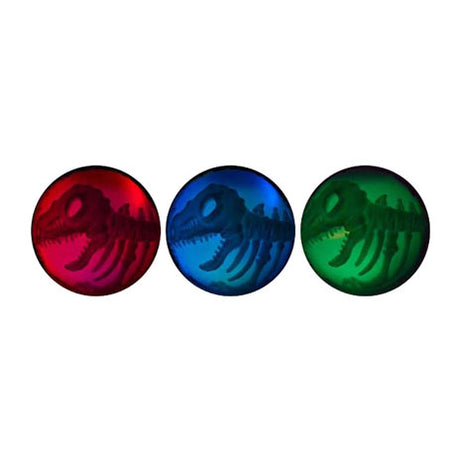 Johntoy tpr dino bal met licht 3 assorti