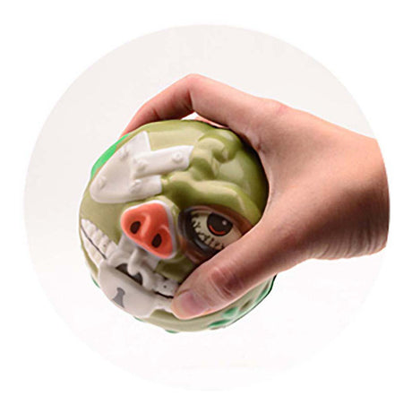 Johntoy squeeze monster bal in doos 8 assorti