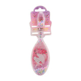Johntoy roze haarborstel voor kinderen - eenhoorn fee - 21x5x4cm