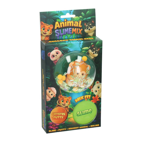 Johntoy jungle multipack - putty, slime squeez 6 assorti