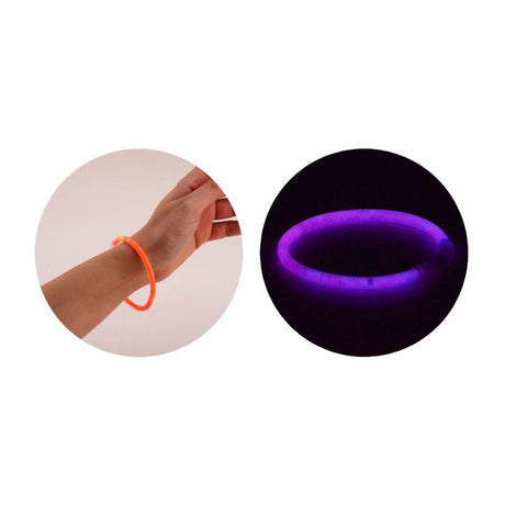 Johntoy glow in the dark armbanden 10 stuks in doos