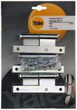 Yale 1019129 - 3 stalen paumellen bichromaat r 110x70mm | 2 stuks