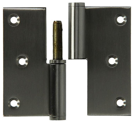 Yale 1019168 - 1 roestvrij stalen paumel links met rechte hoek 80 x 82 | 2 stuks