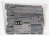 1019238 - 20 hechtingen voor raam verzinkt 140mm | 5 stuks