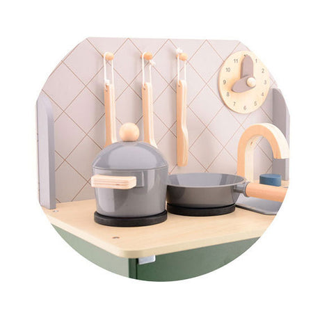 Joueco houten keuken met accessoires
