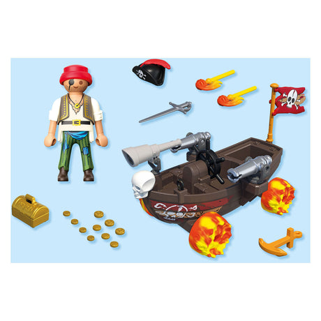 Playmobil funstars racende piratenboot -71720