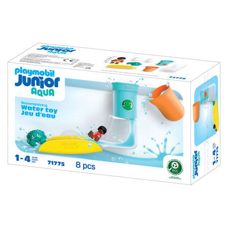 Playmobil junior aqua giet- en speelwatertank met glijbaan - 71775