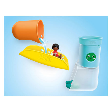 Playmobil junior aqua giet- en speelwatertank met glijbaan - 71775