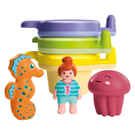 Playmobil junior aqua drijvende bekers met waterpret - 71776